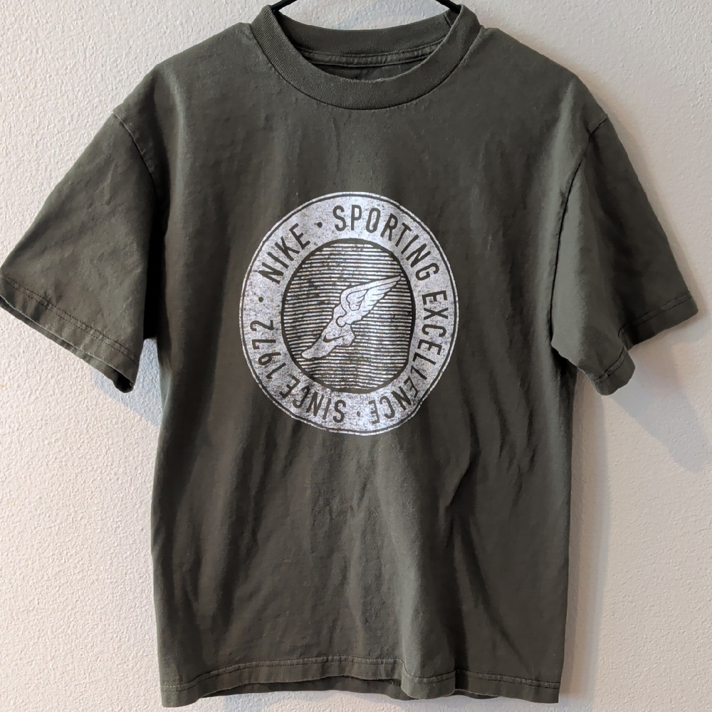 Nike Dark Olive Tee with Emblem